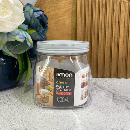 Limon Pantry Storage Canister Jars (Square)!