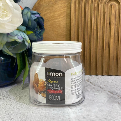 Limon Pantry Storage Canister Jars (Square)!