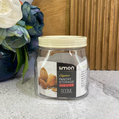 Limon Pantry Storage Canister Jars (Square)!