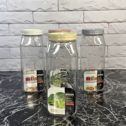 Limon Pantry Storage Canister Jars (Square)!