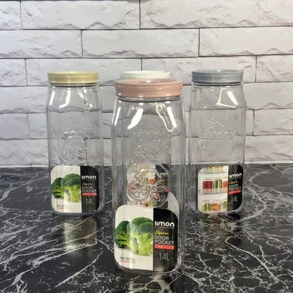 Limon Pantry Storage Canister Jars (Square)!