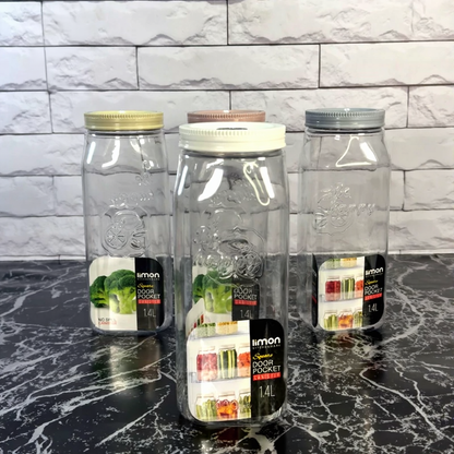Limon Pantry Storage Canister Jars (Square)!