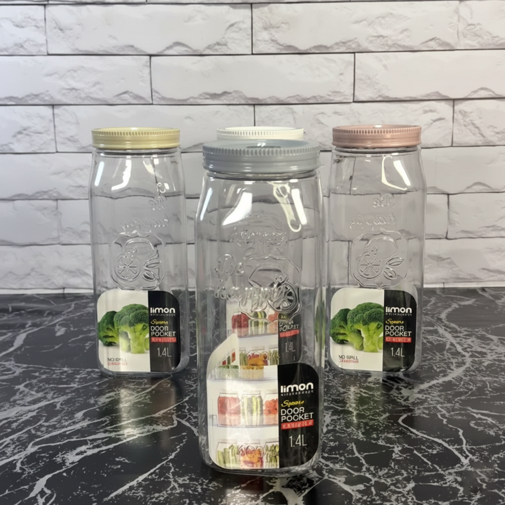 Limon Pantry Storage Canister Jars (Square)!