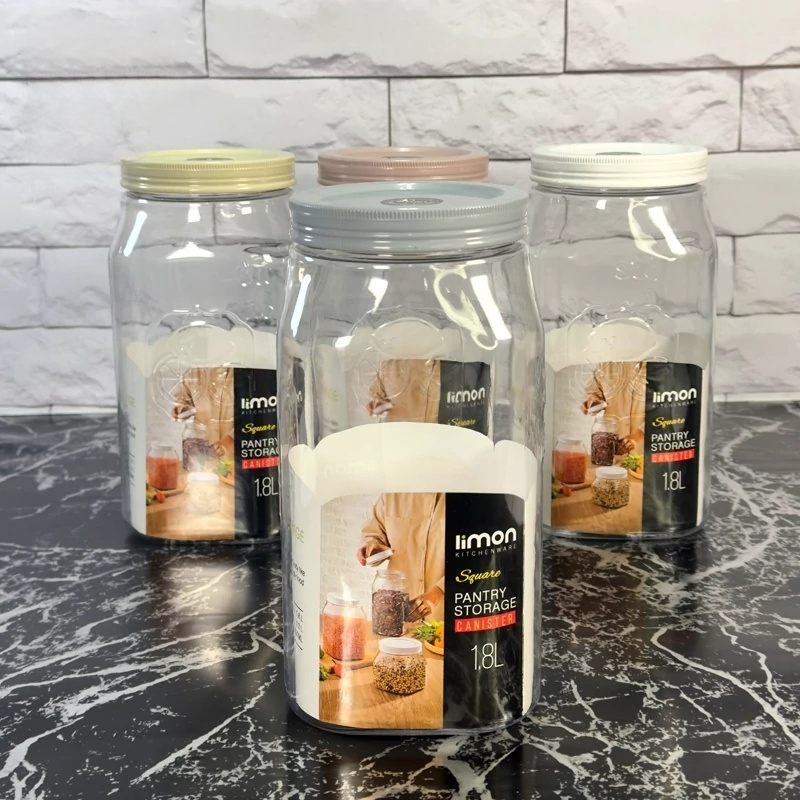 Limon Pantry Storage Canister Jars (Square)!