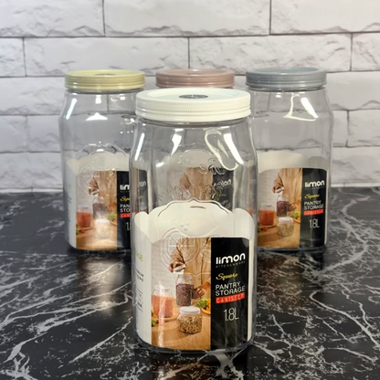 Limon Pantry Storage Canister Jars (Square)!