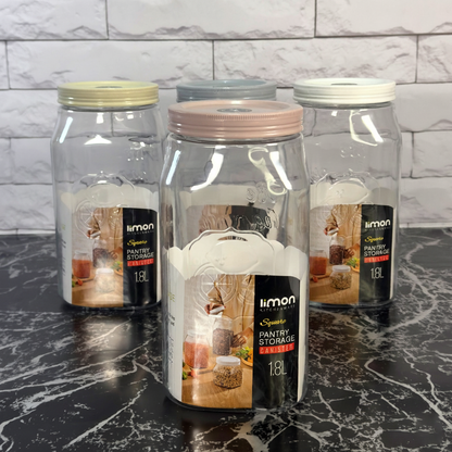 Limon Pantry Storage Canister Jars (Square)!