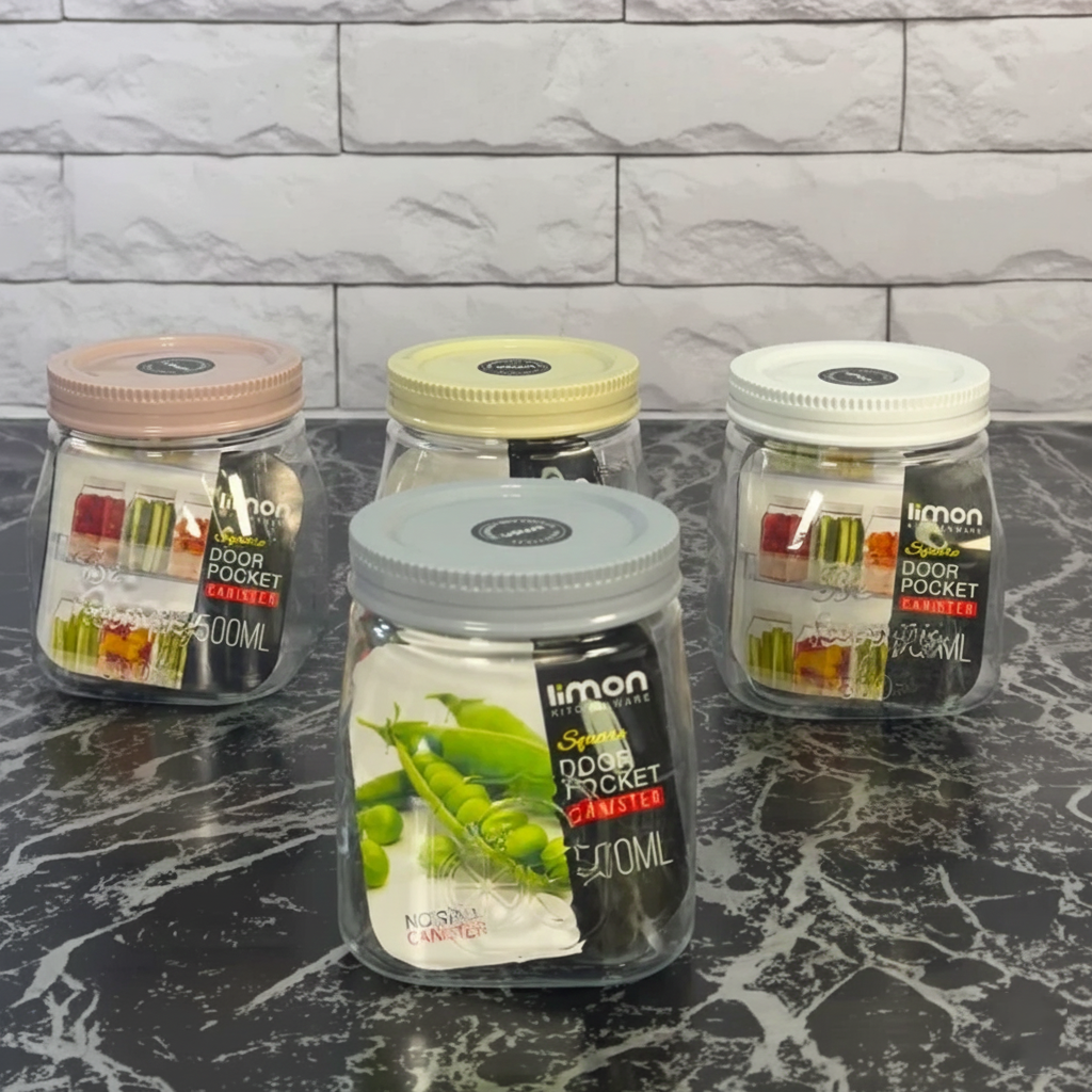 Limon Pantry Storage Canister Jars (Square)!
