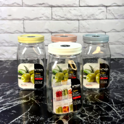 Limon Pantry Storage Canister Jars (Square)!