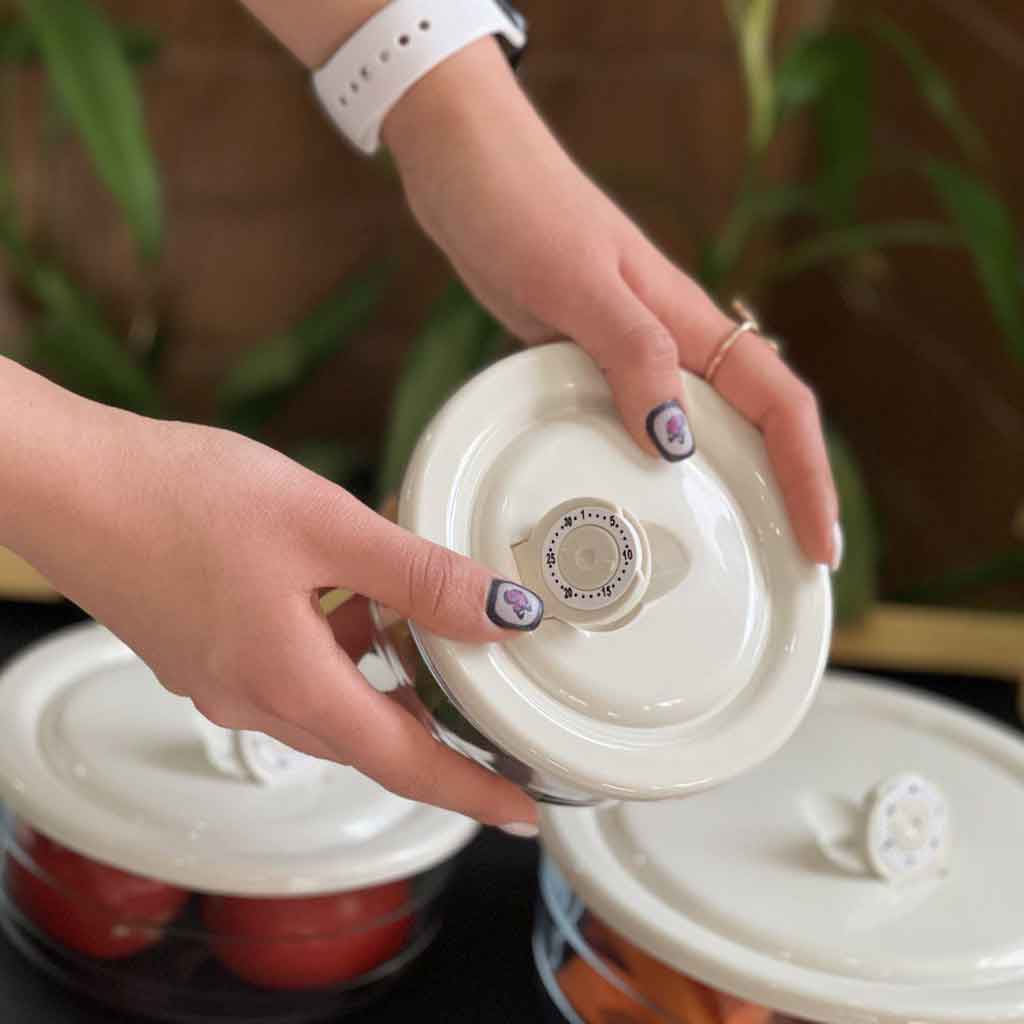 Limon Plain Vacuum Glass Bowl Set 3-Pcs!