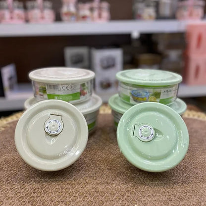 Limon Plain Vacuum Glass Bowl Set 3-Pcs!