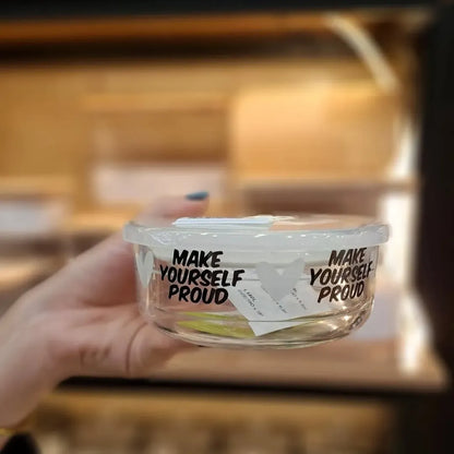 Limon Printed Vacuum Glass Bowl Set 3-Pcs!