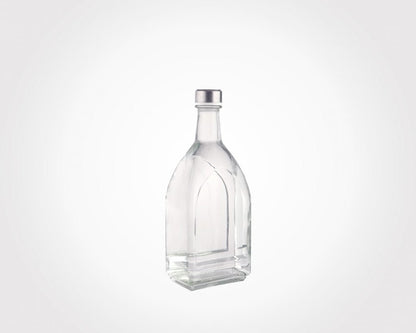 Limon Glass Water Bottle with Steel Lid 1.1 L (Rectangle)