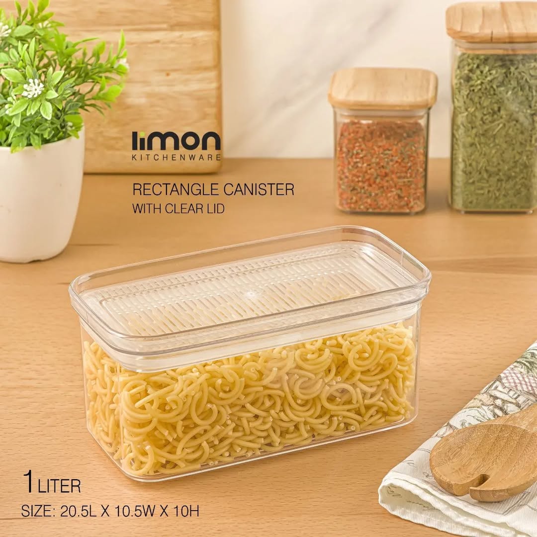 Limon Royal Acrylic Storage Jars & Canisters (Rectangle)