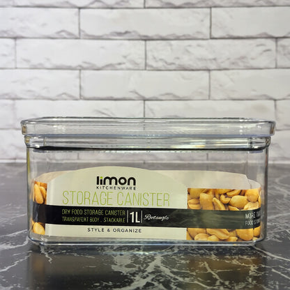 Limon Royal Acrylic Storage Jars & Canisters (Rectangle)