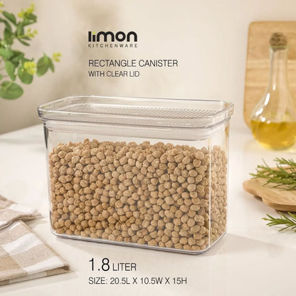 Limon Royal Acrylic Storage Jars & Canisters (Rectangle)