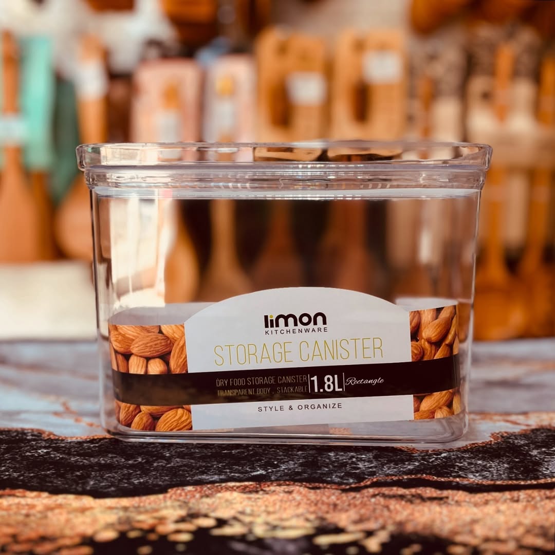 Limon Royal Acrylic Storage Jars & Canisters (Rectangle)