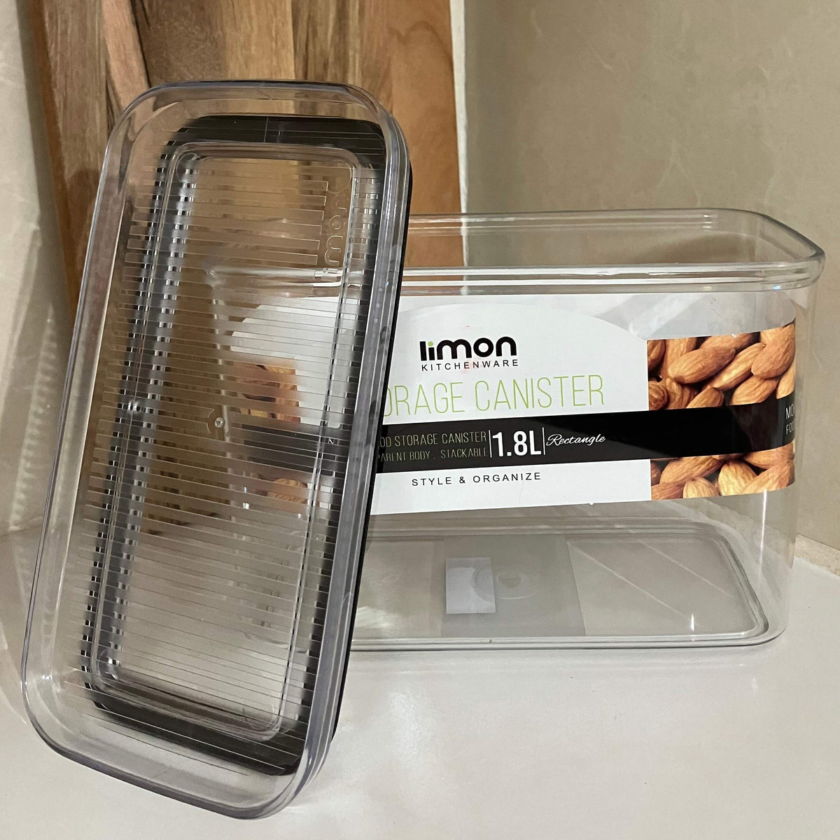 Limon Royal Acrylic Storage Jars & Canisters (Rectangle)