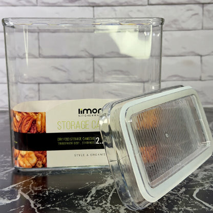Limon Royal Acrylic Storage Jars & Canisters (Rectangle)