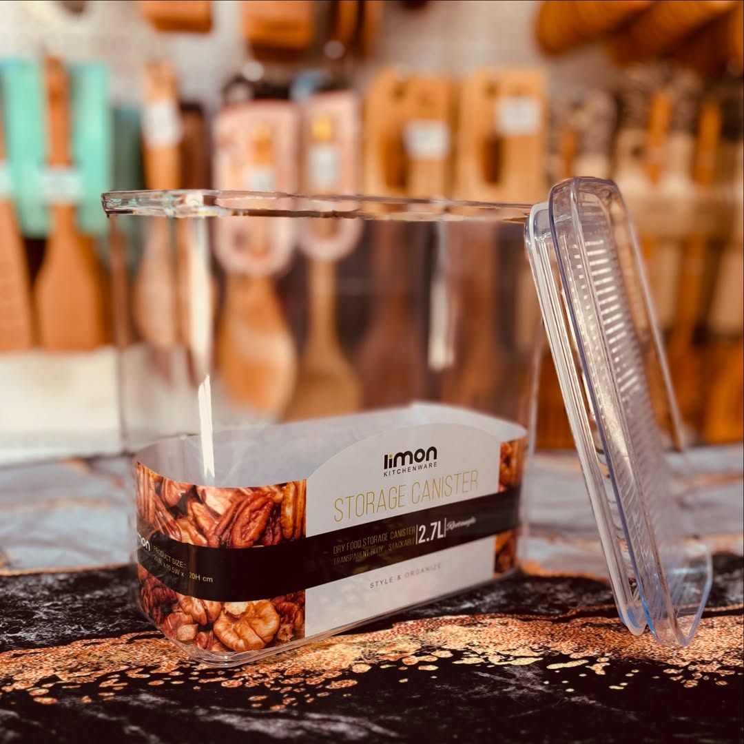 Limon Royal Acrylic Storage Jars & Canisters (Rectangle)