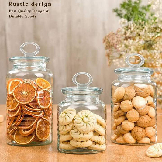Limon Rustic Design Glass Canisters!