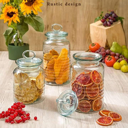 Limon Rustic Design Glass Canisters!