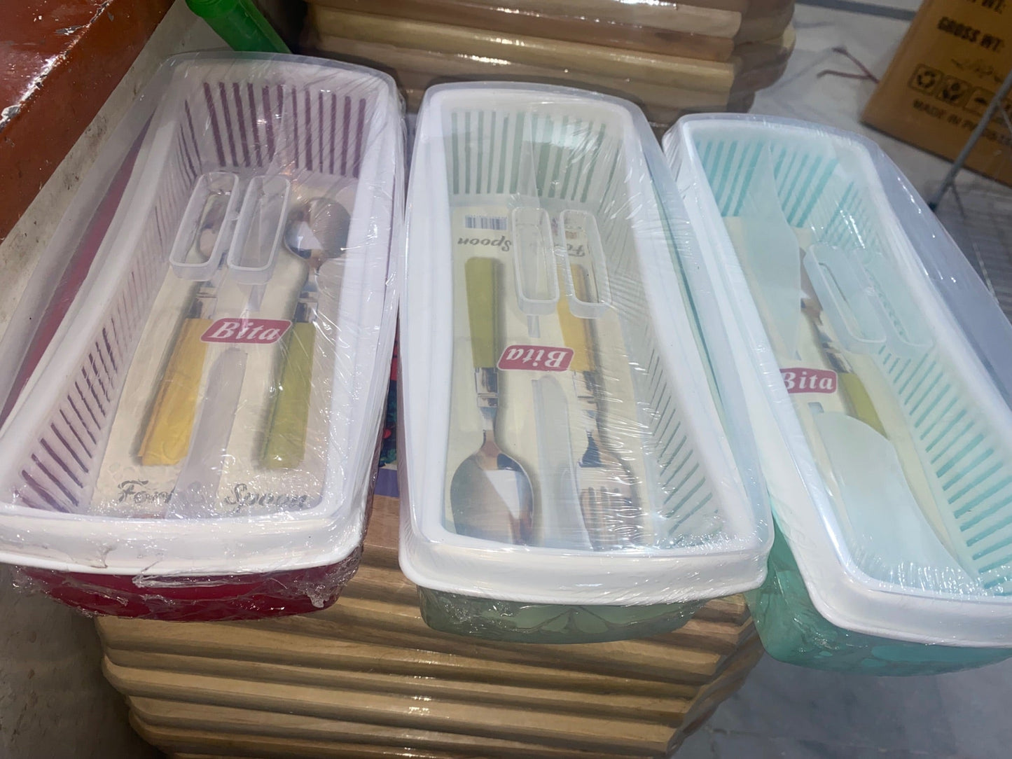 Bita Fork & Spoon Tray with lid!