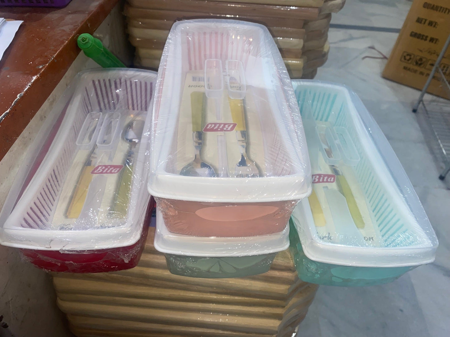 Bita Fork & Spoon Tray with lid!