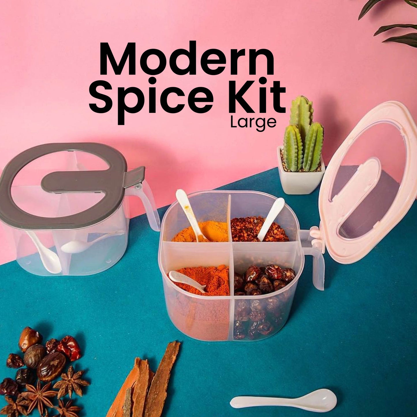 Maxware Spice Kit with 4-Sections 1200ml