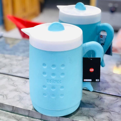 Hot & Cold Insulated Thermos Water Jug or Pitcher 2-L!