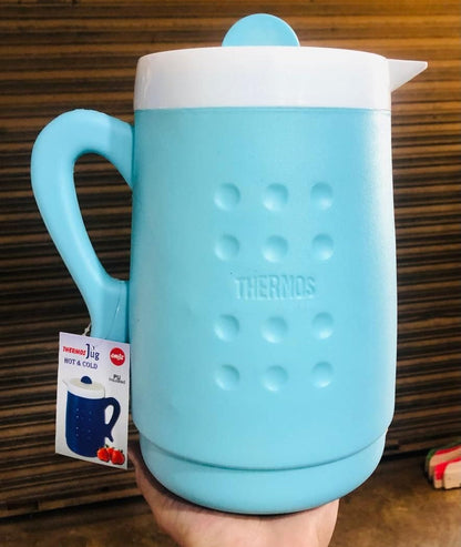 Hot & Cold Insulated Thermos Water Jug or Pitcher 2-L!