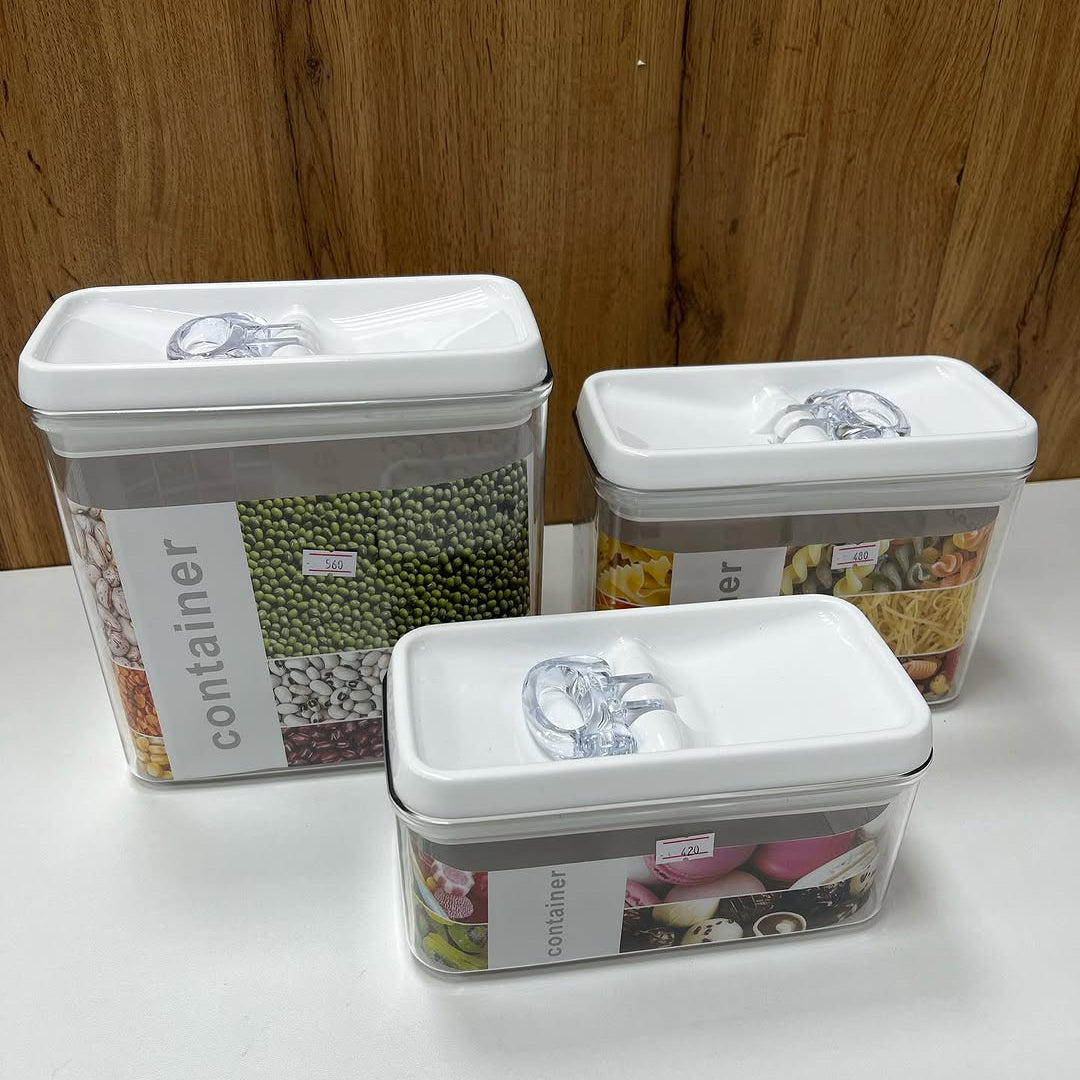 Limon Sarina Canister Jar with Thumb Lid (Rectangular)