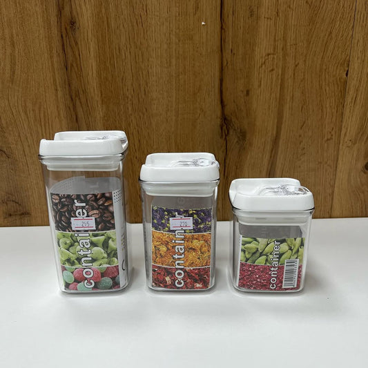 Limon Sarina Spice Canisters and Spice Jars (Square)