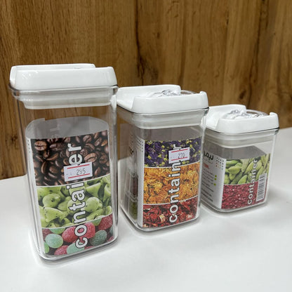 Limon Sarina Spice Canisters and Spice Jars (Square)