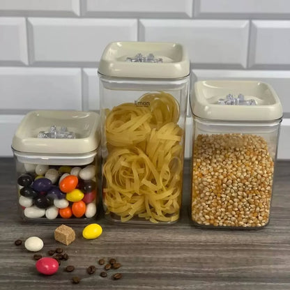 Limon Acrylic Thumb Canisters and Storage Jars (Square)