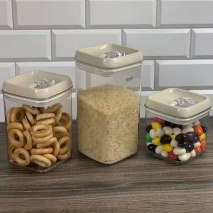 Limon Acrylic Thumb Canisters and Storage Jars (Square)