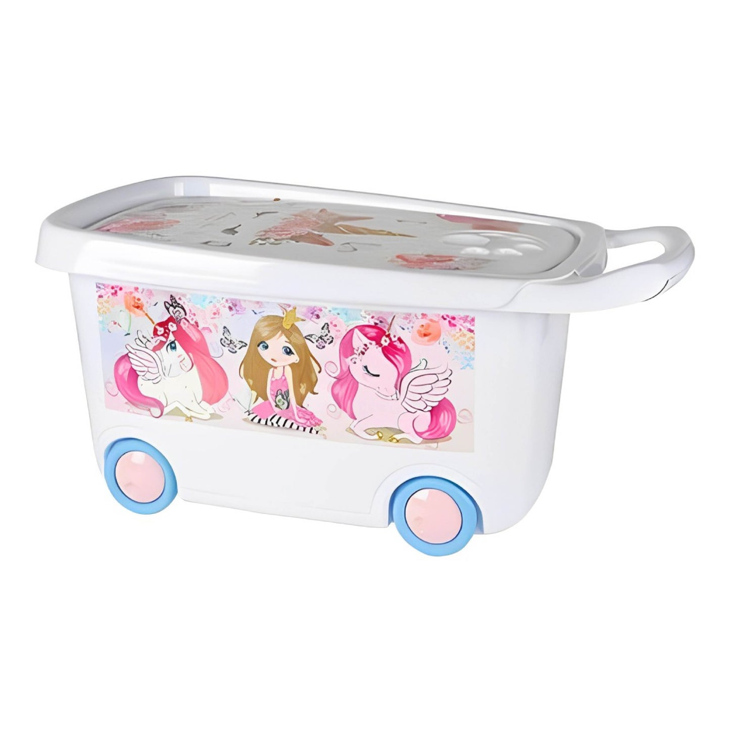 Ziba Toy Storage Box with Wheels-Made in Iran.