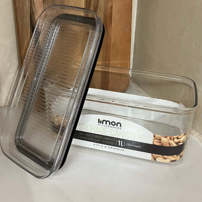 Limon Royal Acrylic Storage Jars & Canisters (Rectangle)