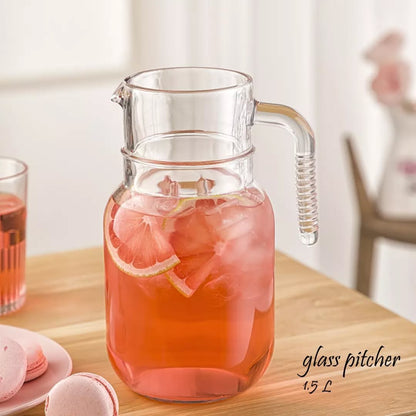 Limon Glass Pitcher & Jug 1.5-L!
