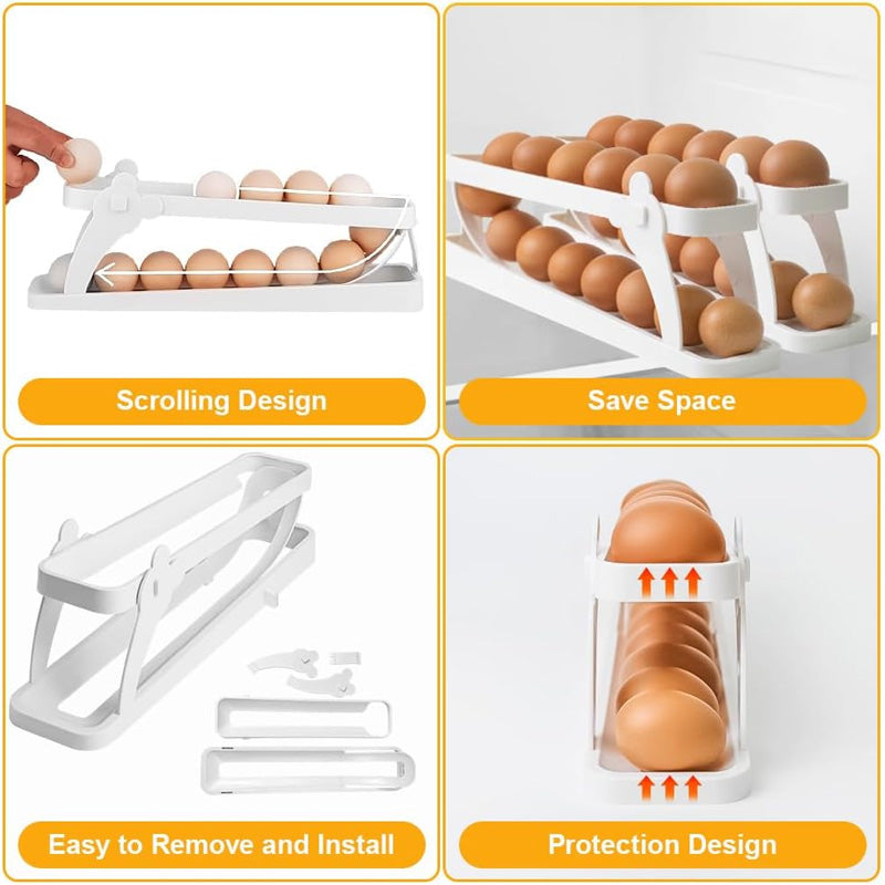 Automatic Rolling Egg Storage Tray!