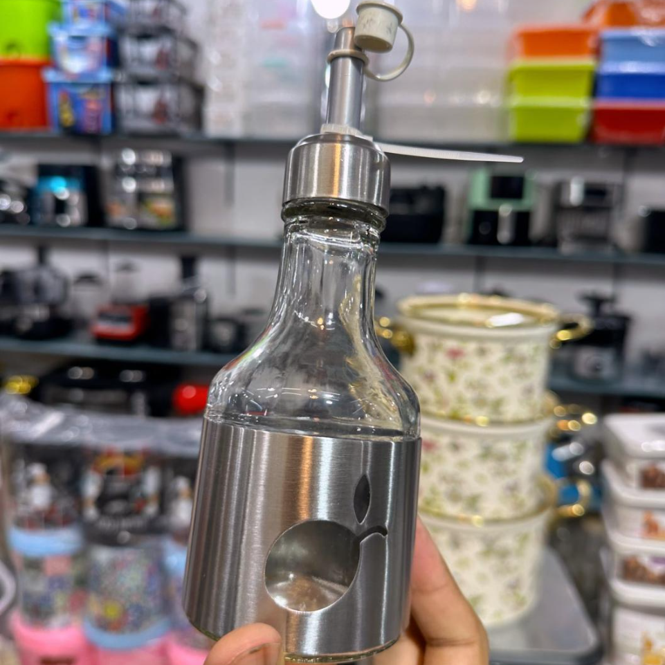 ZIBA Circa Set 5 Pcs (2-Sauce Bottles, 2-Shaker & Stand)