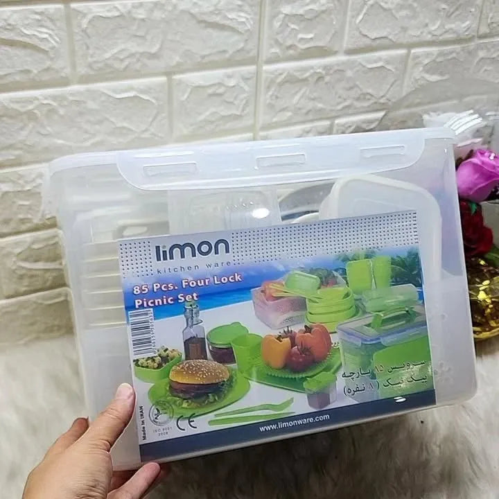Limon Picnic Set 85 Pcs for 8 Person!