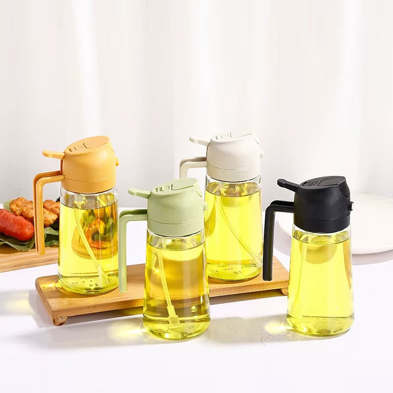 2 in 1 Oil Spray & Dispenser Bottle 470-ml