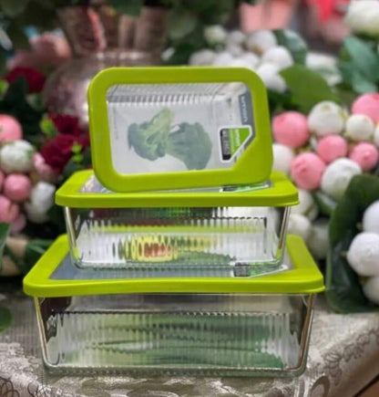 Limon Multicolor Glass Container 3-Pcs Set!