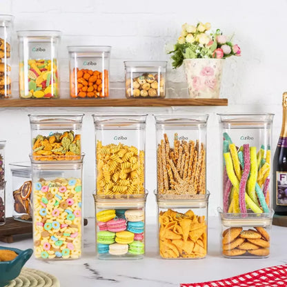 ZIBA Acrylic Crystal Jars with Airtight Lid!