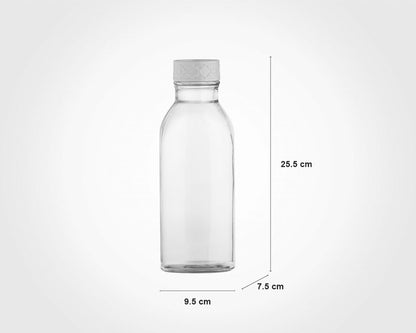 Limon Glass Bottle with Plastic Cap (Rectangle) 1.1 L