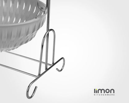Limon Onion Rack 3-Floor with Metal Stand (Round)