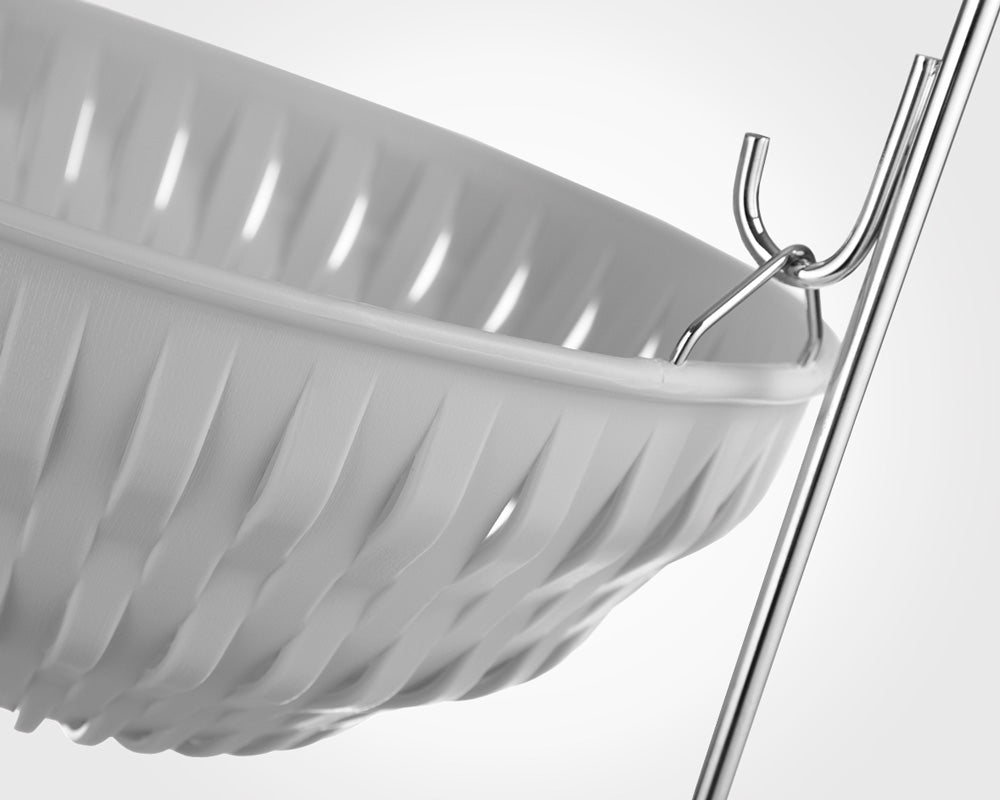 Limon Onion Rack 3-Floor with Metal Stand (Round)