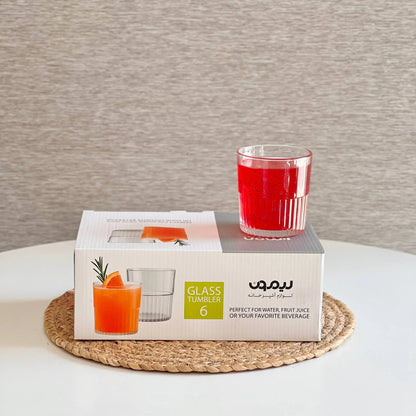 Limon Water Glass Set 6Pcs (6-Glasses)!