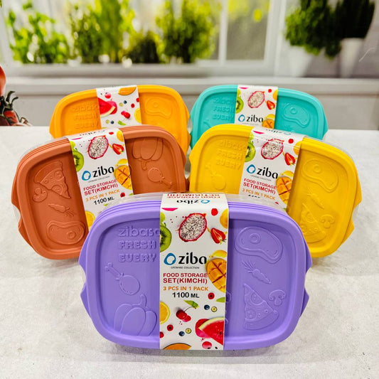 Ziba Food Storage Set-KIMCHI (3 in 1 Pack)