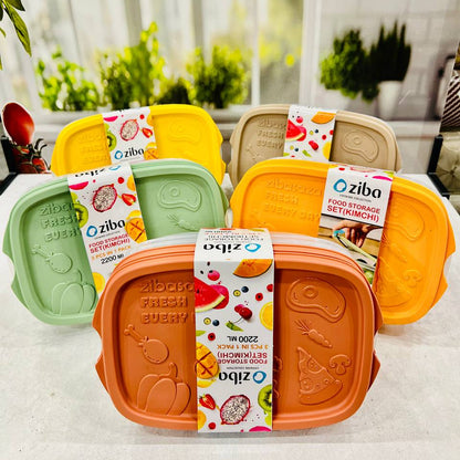 Ziba Food Storage Set-KIMCHI (3 in 1 Pack)